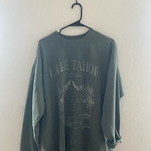 PINK Brand Graphic Crewneck Sweatshirt